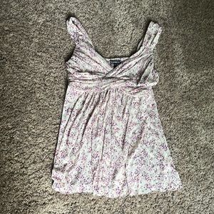 Large Express floral tank top